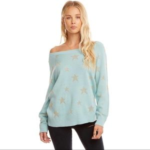 Chaser Star Raglan Pullover Sweater